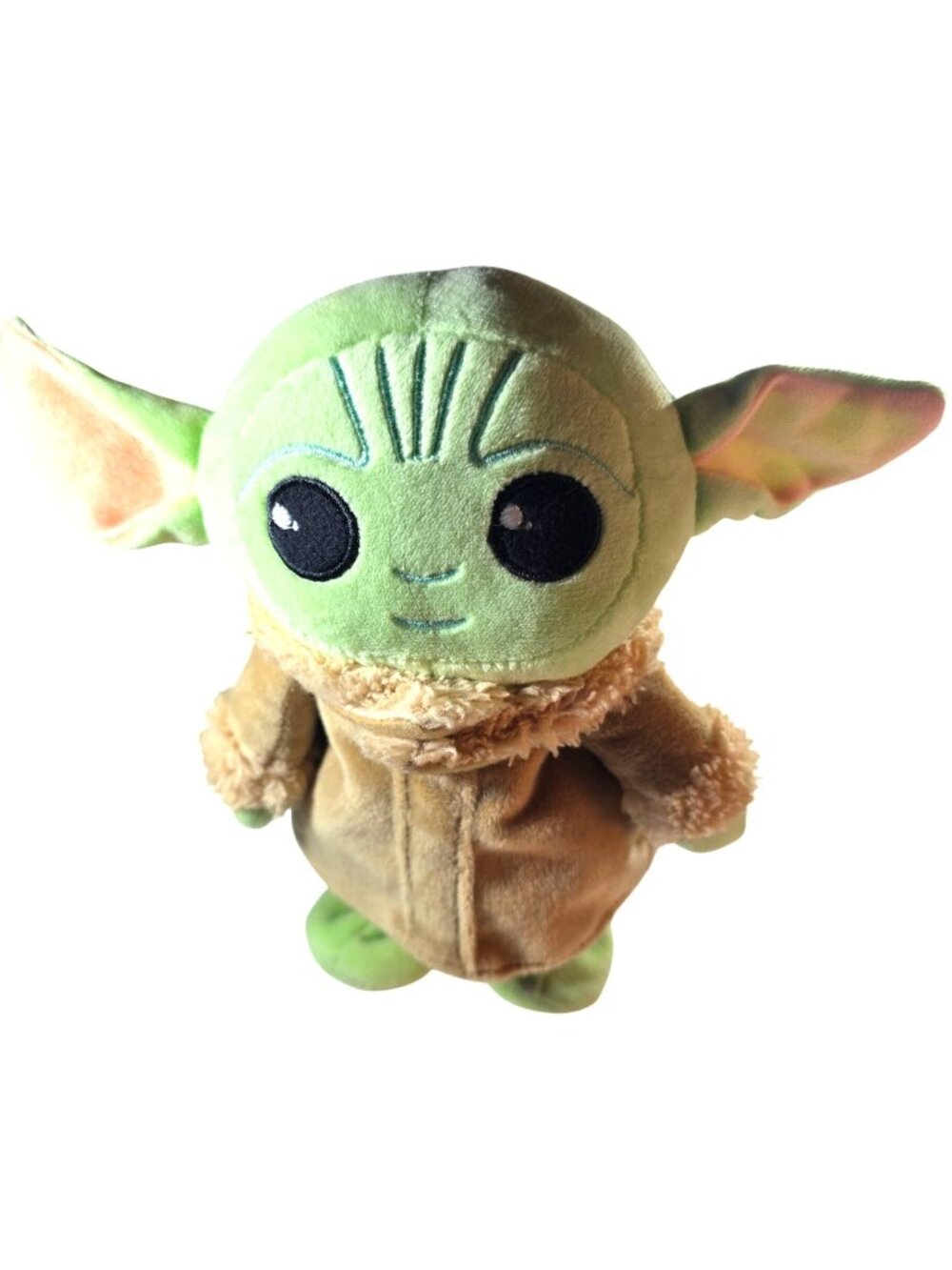 Star Wars The Child Grogu Talking Plush Toy With Brown Coat 8 Inches